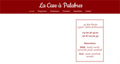 Desktop Screenshot of lacaseapalabres.fr